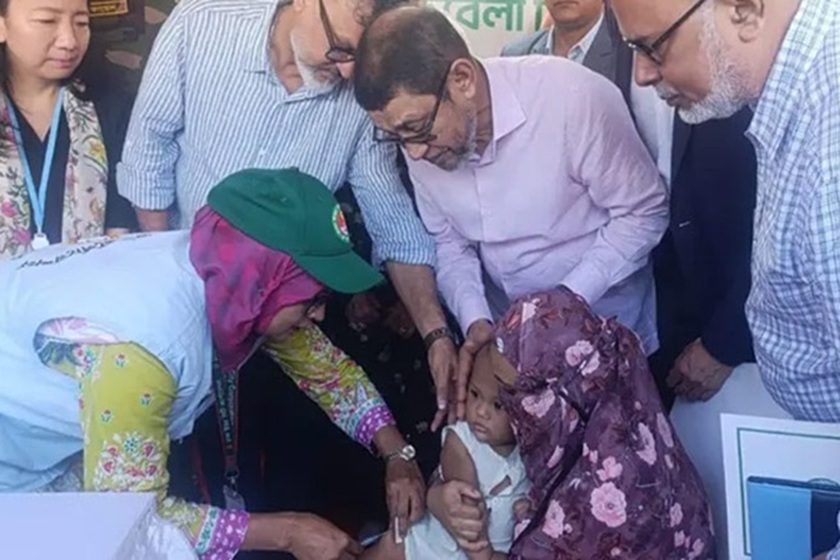 হাম-রুবেলার বিশেষ টিকাদান কর্মসূচি শুরু, পাবে ৩৪ লাখ শিশু
